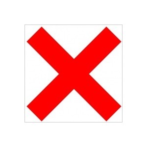 wrong cross Vector clip art - Vector file - Graphic for free ...