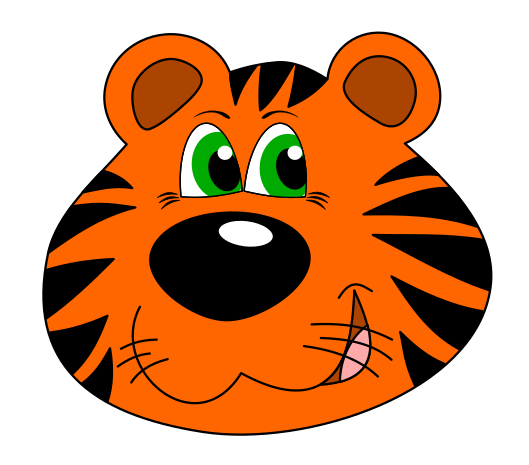 cartoon tiger clip art free - photo #21