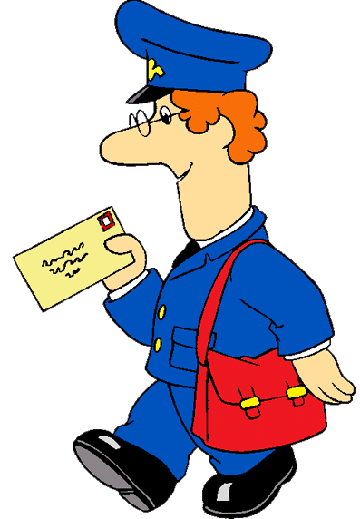 Funny Postman Clipart