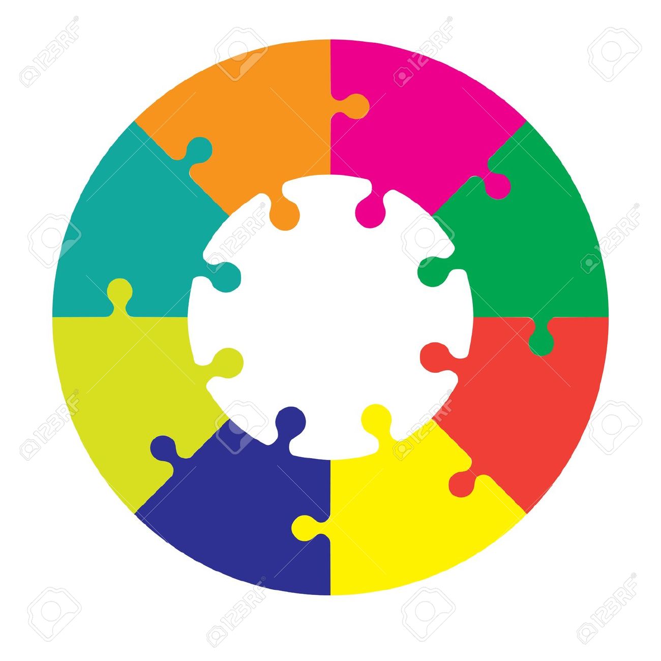 circle puzzle clipart - photo #3