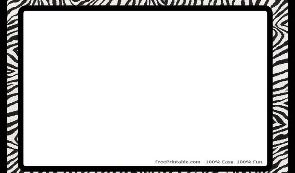 clip art animal print borders - photo #27