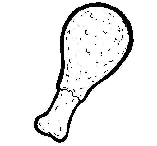 Chicken thighs coloring page - Coloringcrew.com - ClipArt Best ...