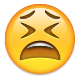 ð??« Tired Face Emoji (U+1F62B/U+E406)