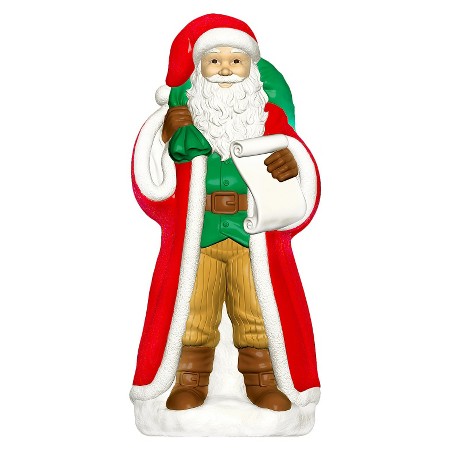 Pre-Lit Plastic Old World Santa : Target