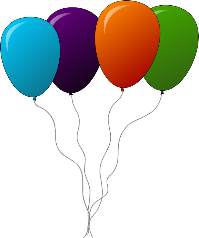 animated balloons clip art - photo #22