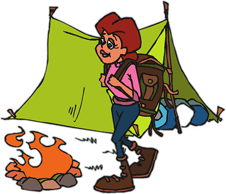 Camping camp clip art kids dromfik top - Clipartix