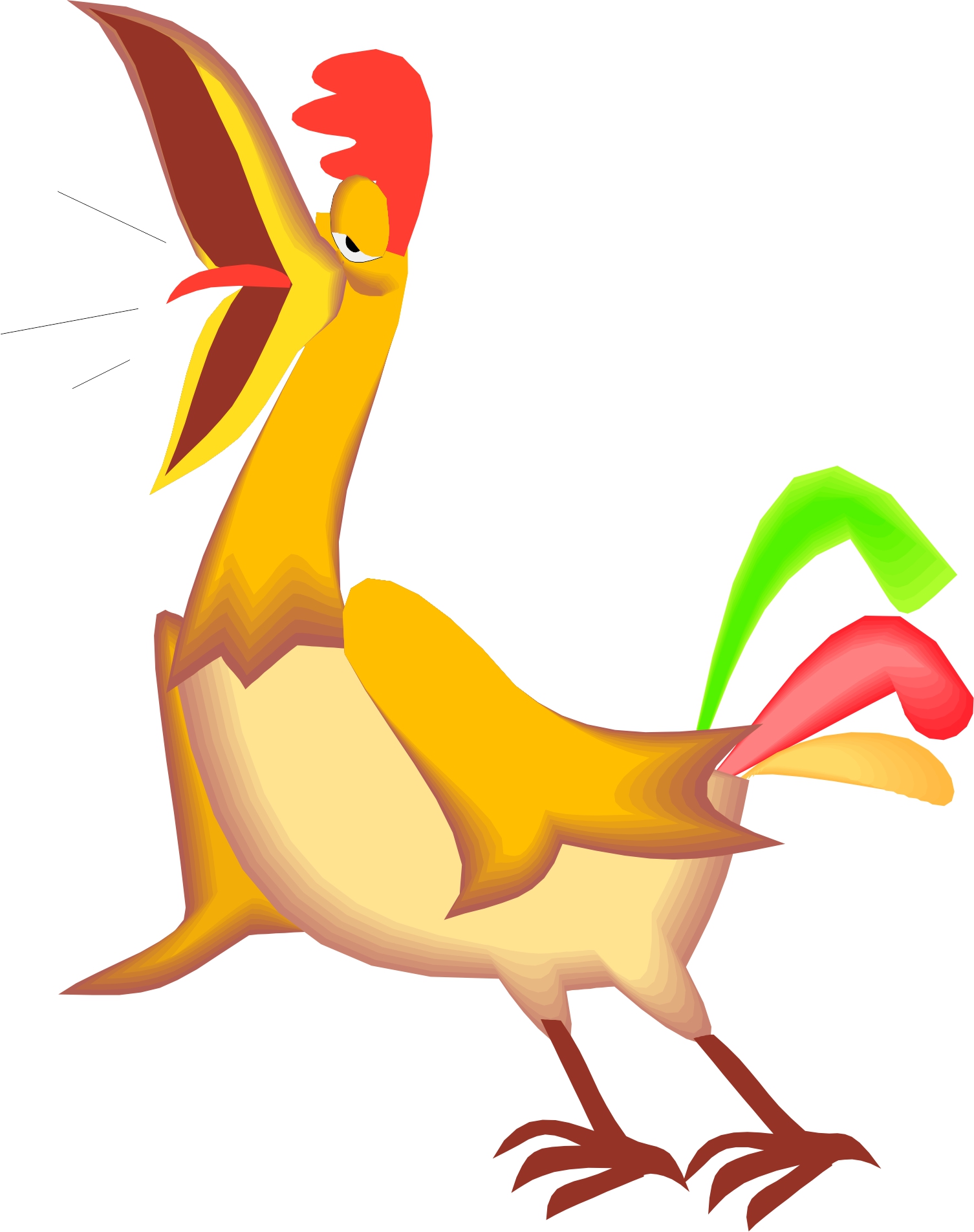 free clip art of rooster - photo #12