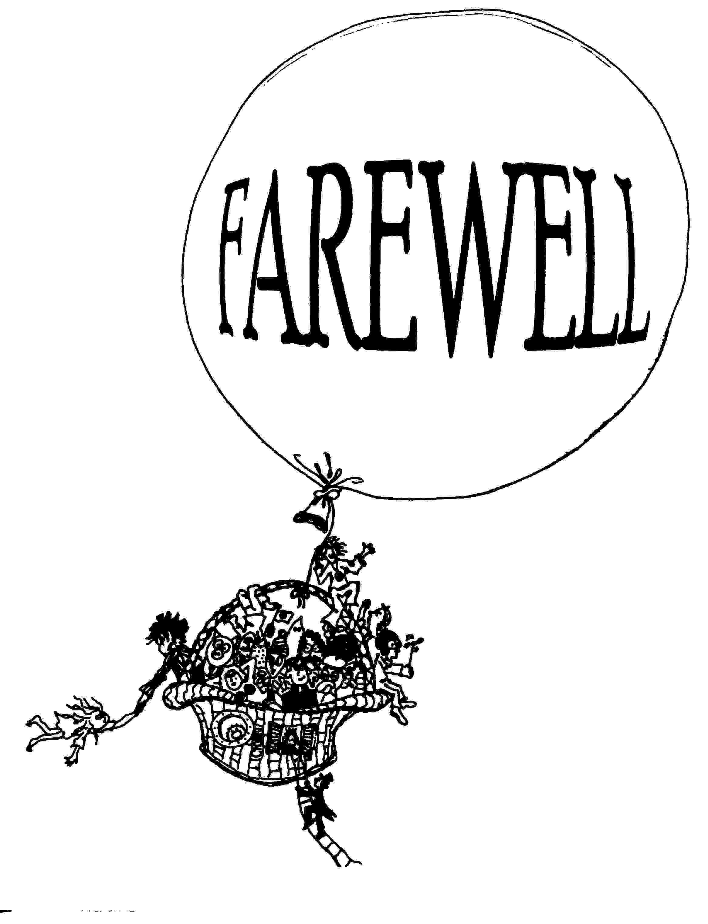 Farewell clipart images