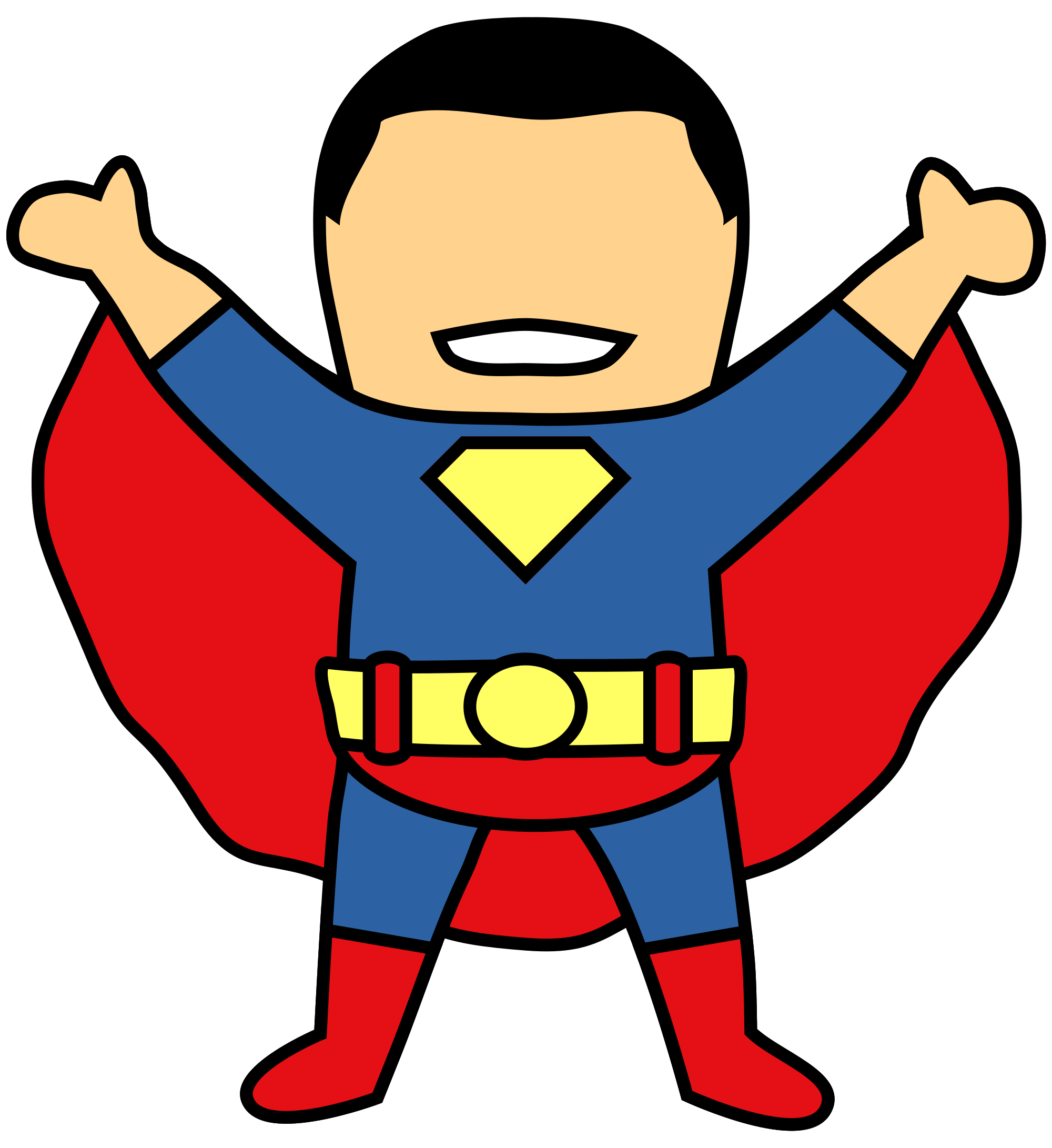 superman animated clipart - photo #22