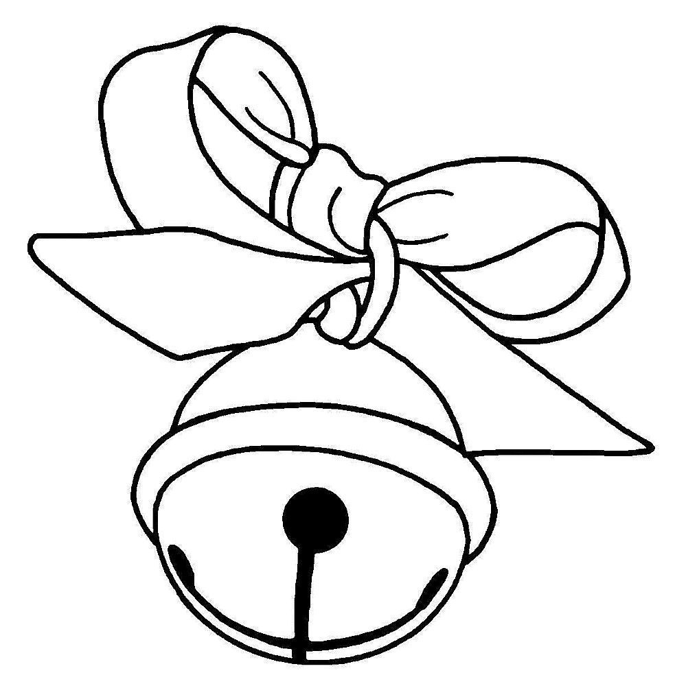 Christmas Bell Outline ClipArt Best