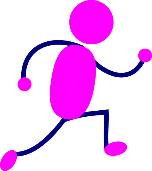 Small Person Running Clipart