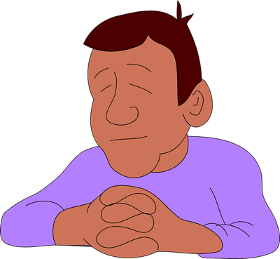 Praying man clipart images