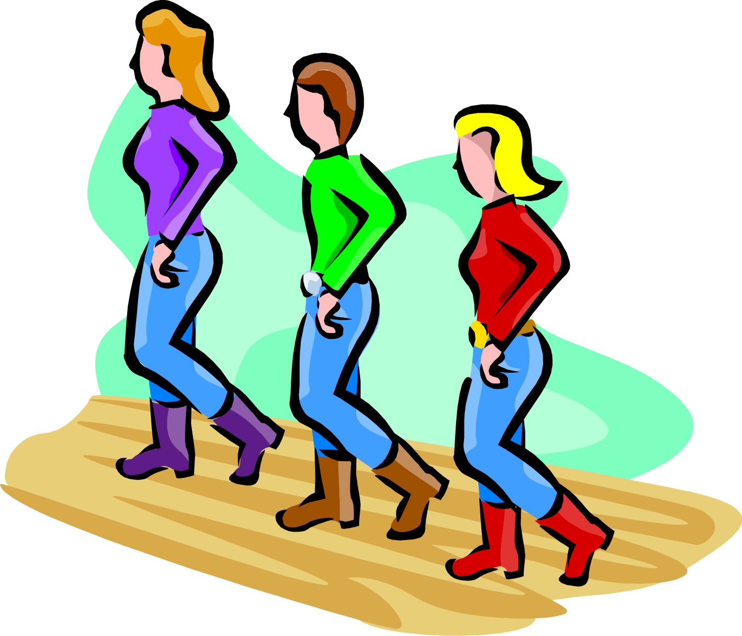 Line Dancing Clip Art Clipart Best