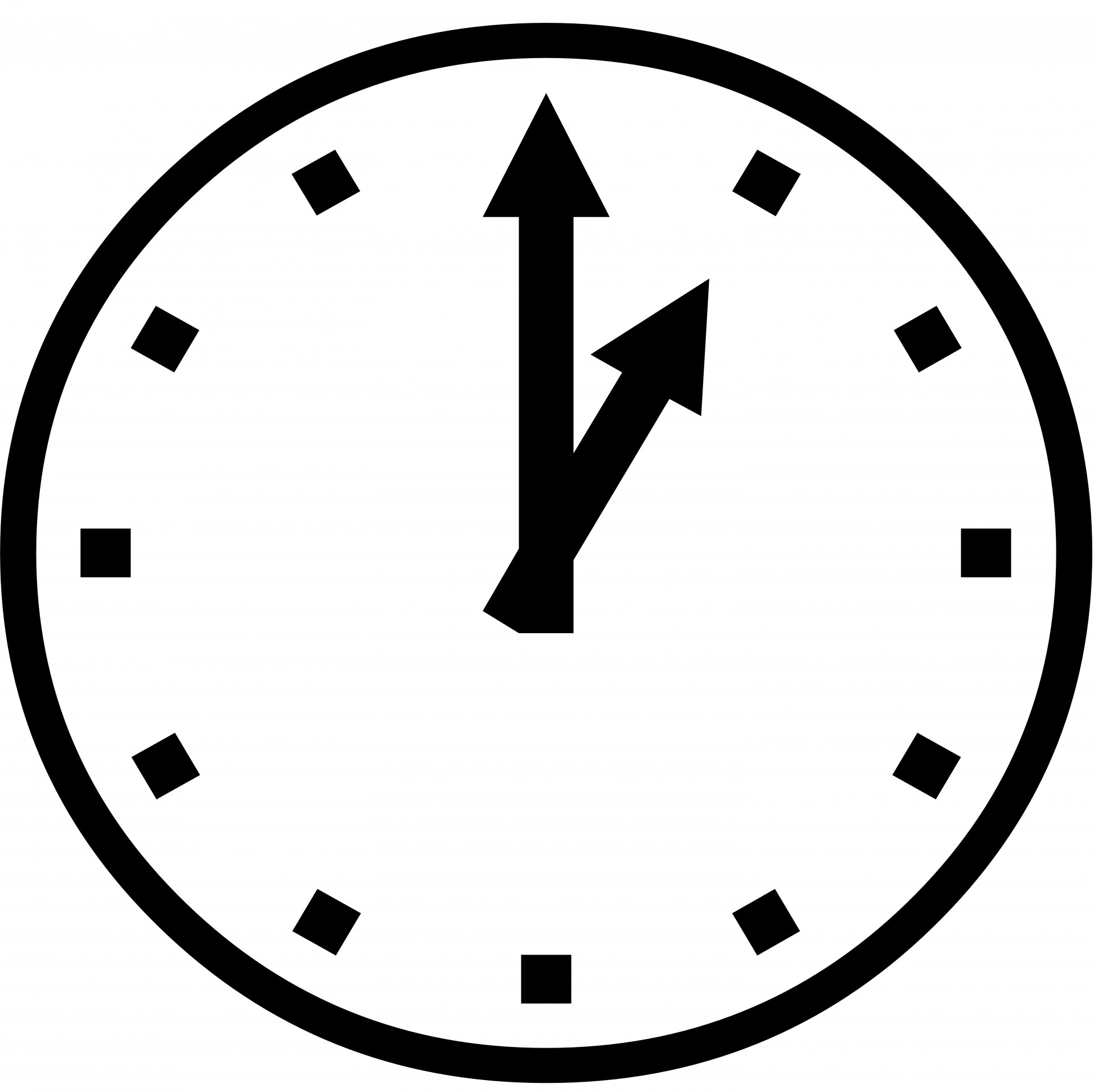 Clock Icon Free Stock Photo - Public Domain Pictures