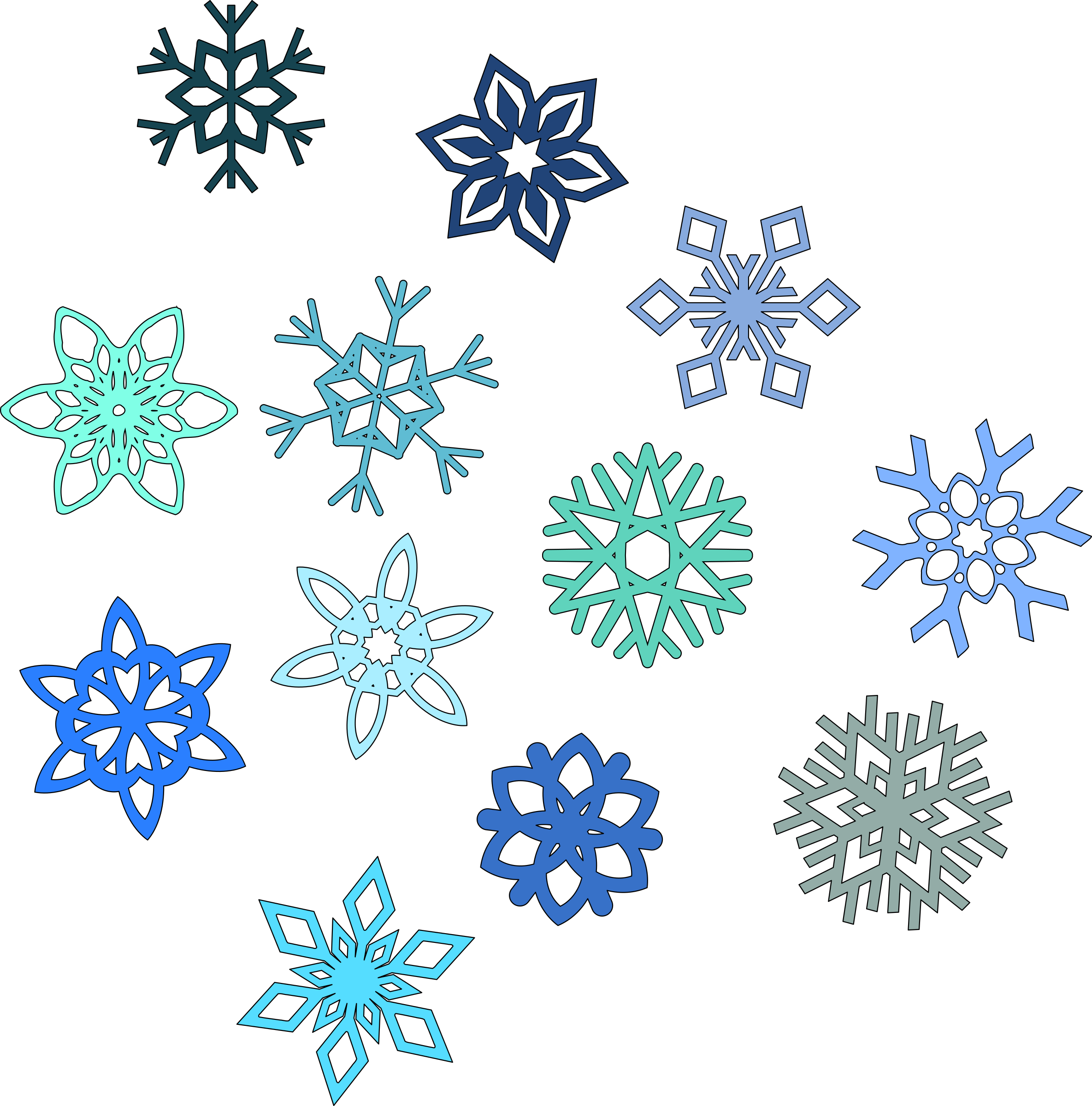 Snowflakes, Snow and Journals