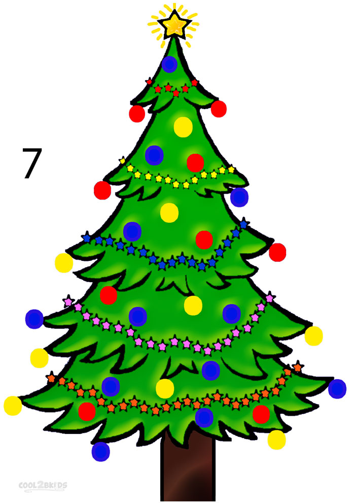 Christmas Tree Drawing for christmas tree how to draw christmas ...