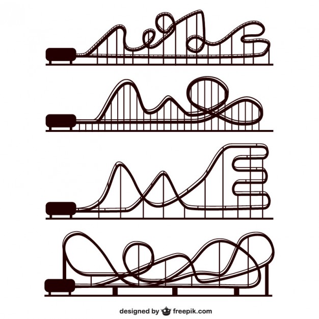 Rollercoaster Vectors, Photos and PSD files | Free Download