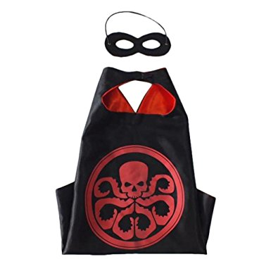 Amazon.com: Marvel Comics Costume - Hydra Logo Cape and Mask with ...