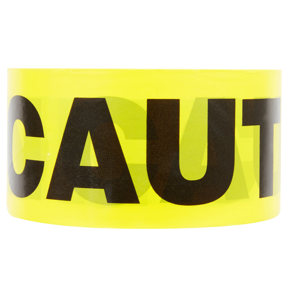 Yellow CAUTION Tape - 3" x 1000 ft.