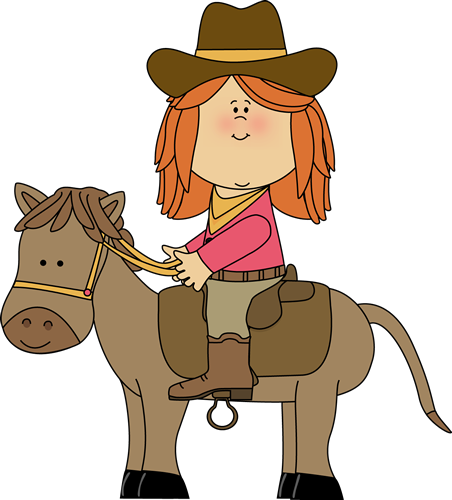 Cowboy and Cowgirl Clip Art – Clipart Free Download