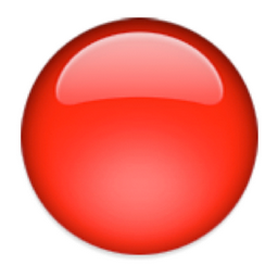 ð??´ Large Red Circle Emoji (U+1F534/U+E219)