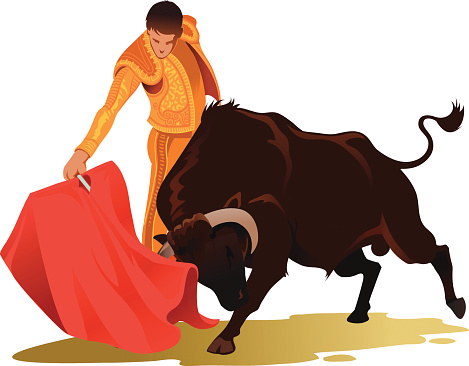 Bullfight Clip Art, Vector Images & Illustrations