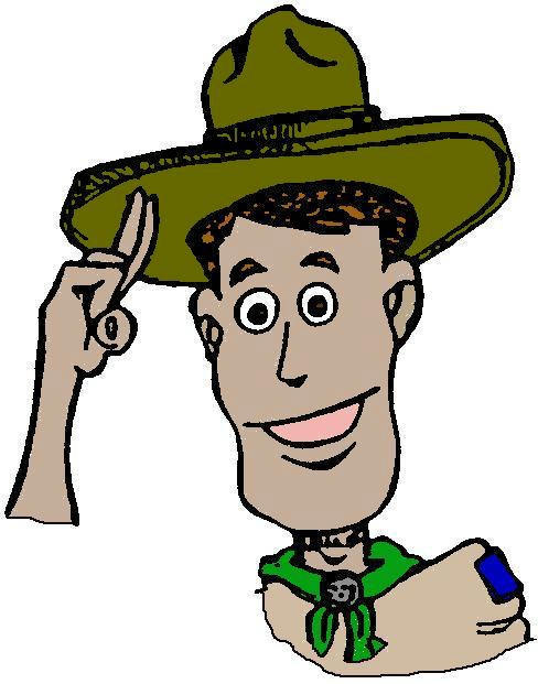 Scout leader clipart