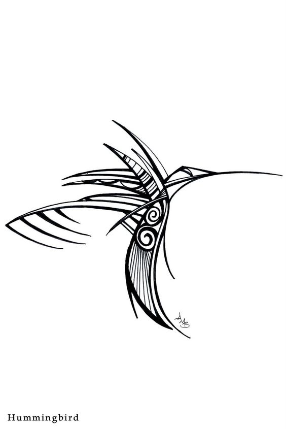 Logos, Pencil drawings and Hummingbirds