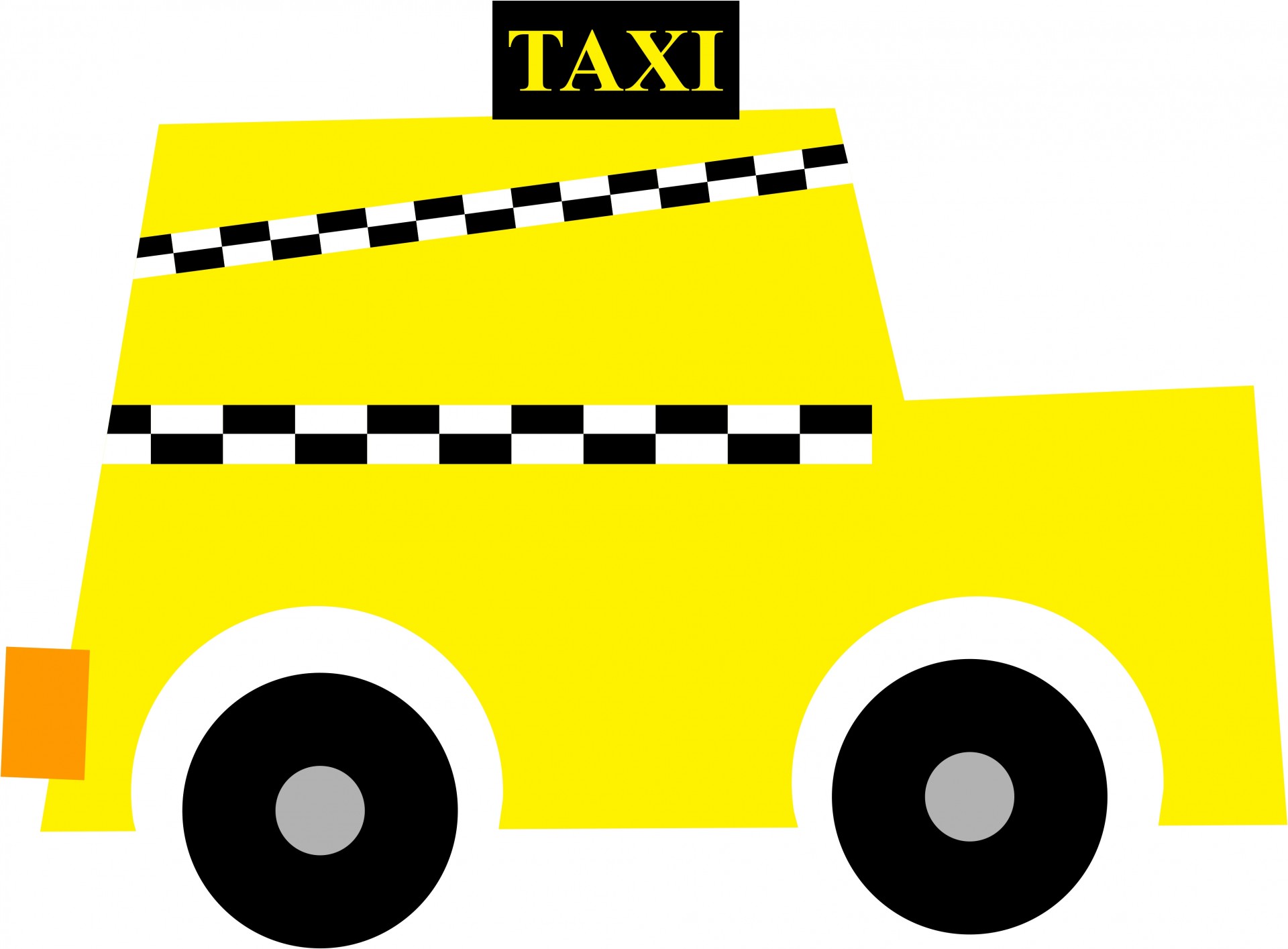New York Taxi Clipart Free Stock Photo - Public Domain Pictures