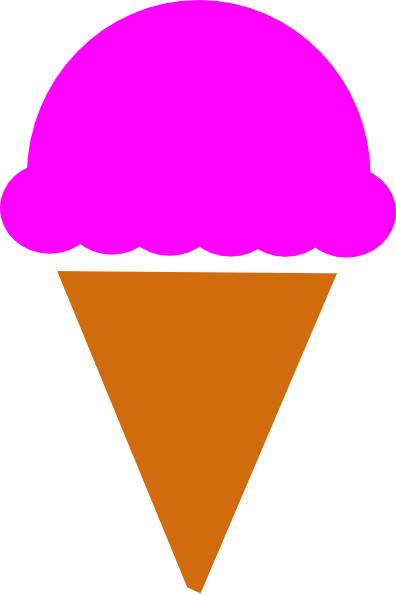 Ice cream cone outline clip art