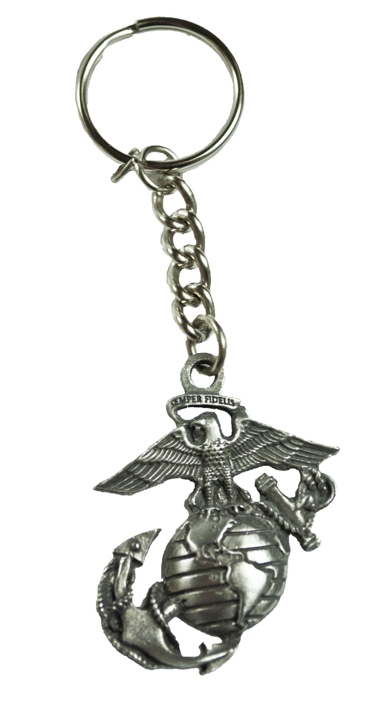 Eagle, Globe and Anchor Pewter Keychain | Sgt Grit - Marine Corps ...
