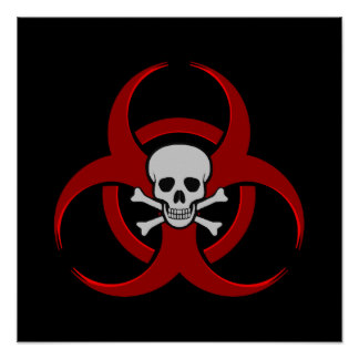 Biohazard Symbol Skull Gifts - T-Shirts, Art, Posters & Other Gift ...