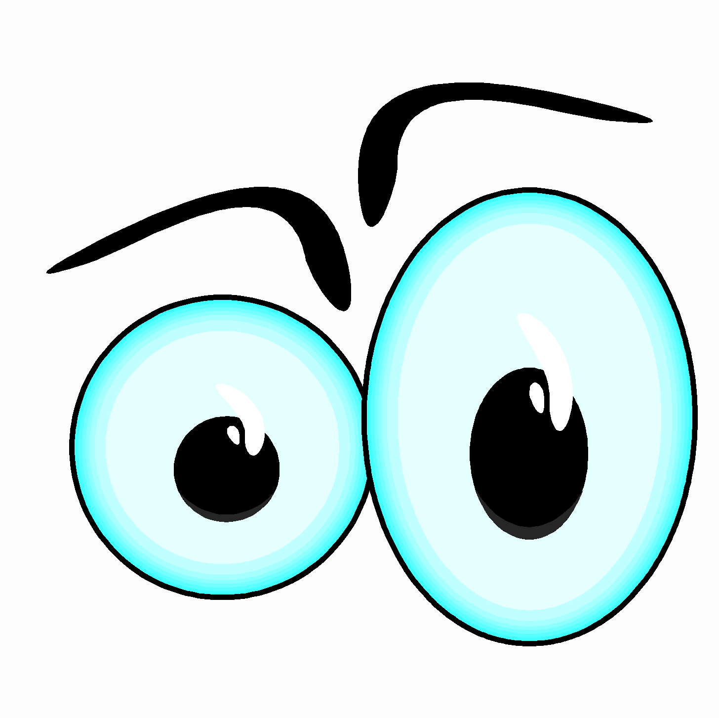 Googly eye clipart