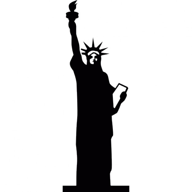Liberty Statue in New York (EEUU) Icons | Free Download