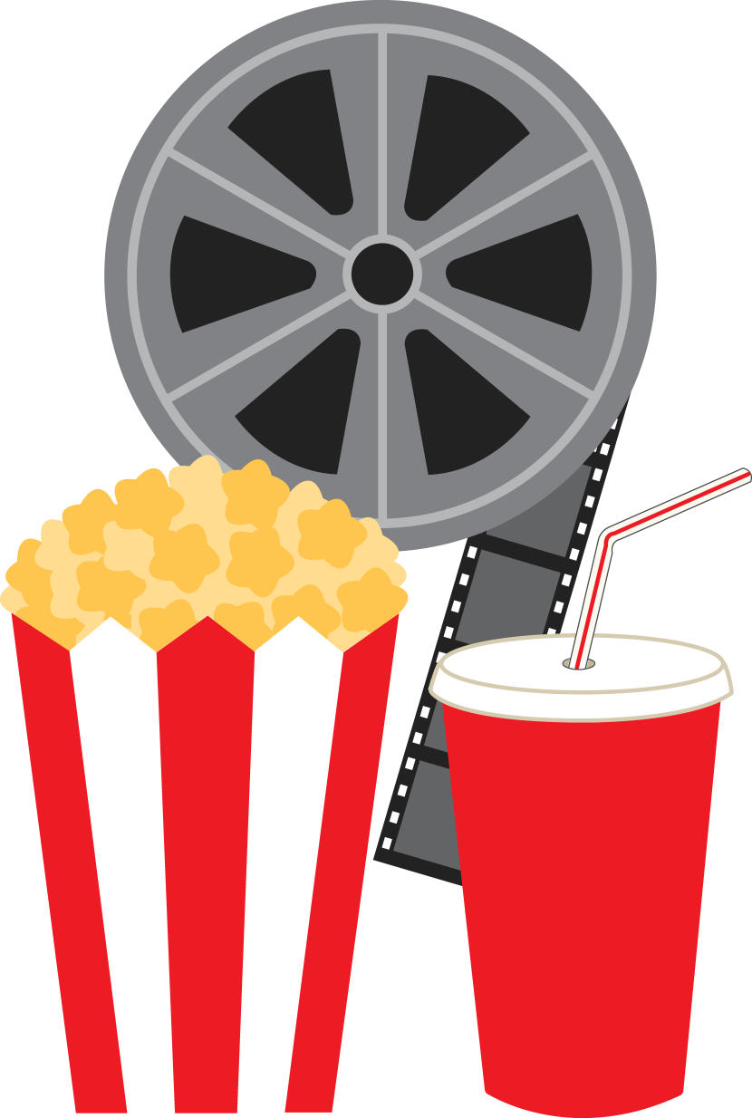 Popcorn And Movie Clipart