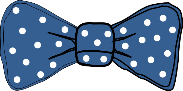 Blue Bow Ties Clipart