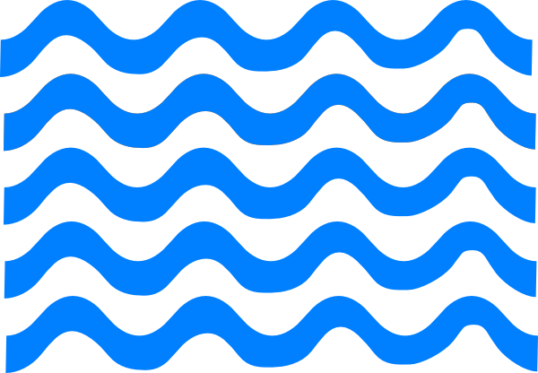 Blue Wave Lines Clip Art - vector clip art online ...