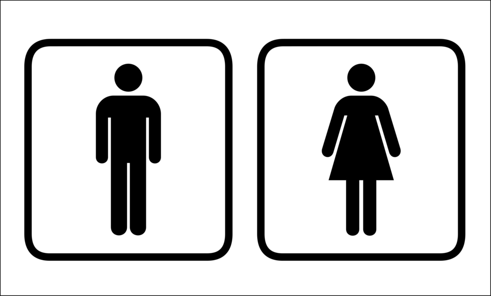 Men And Women Bathroom Signs - ClipArt Best