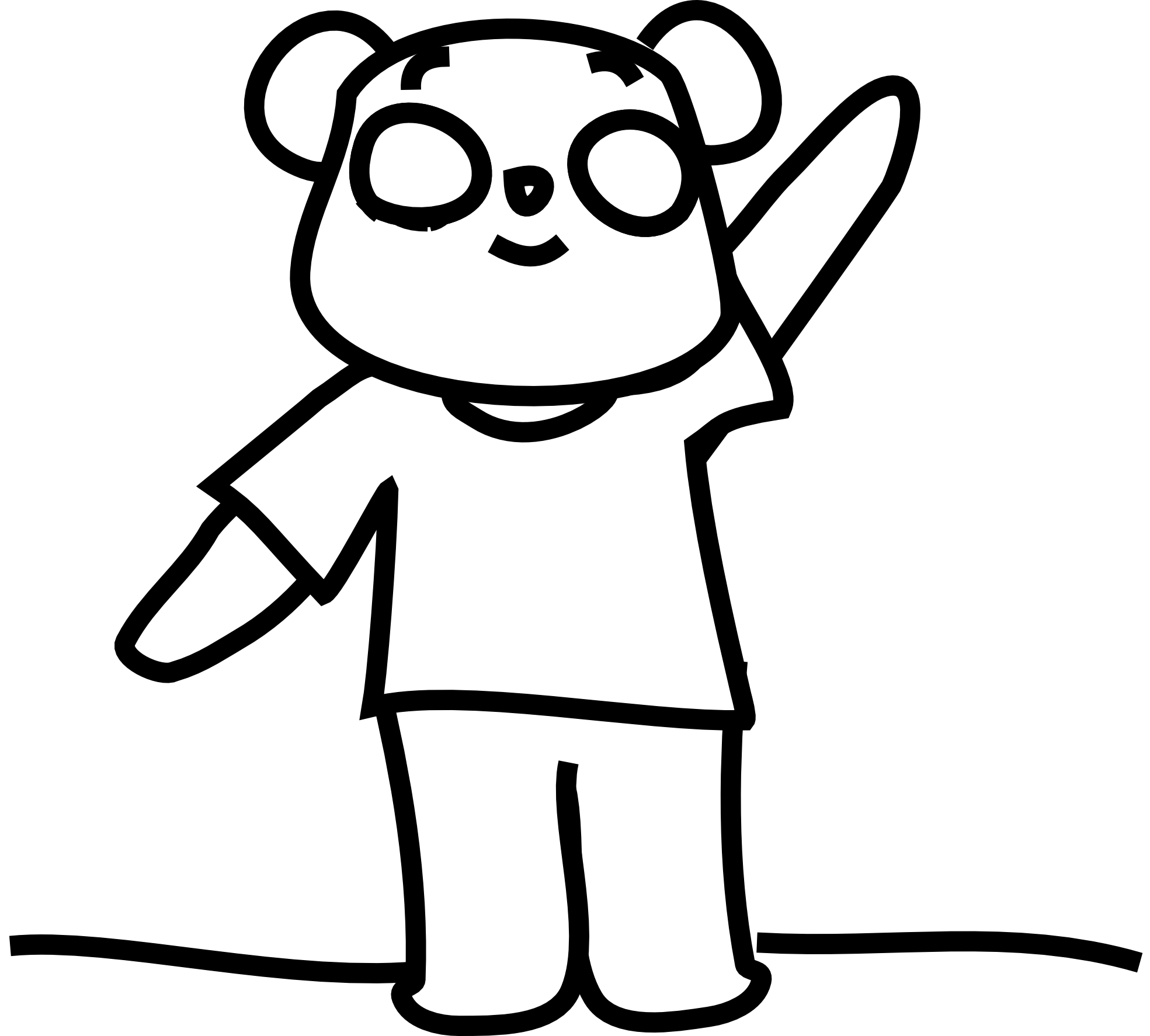 teddy bear clipart black and white - photo #34