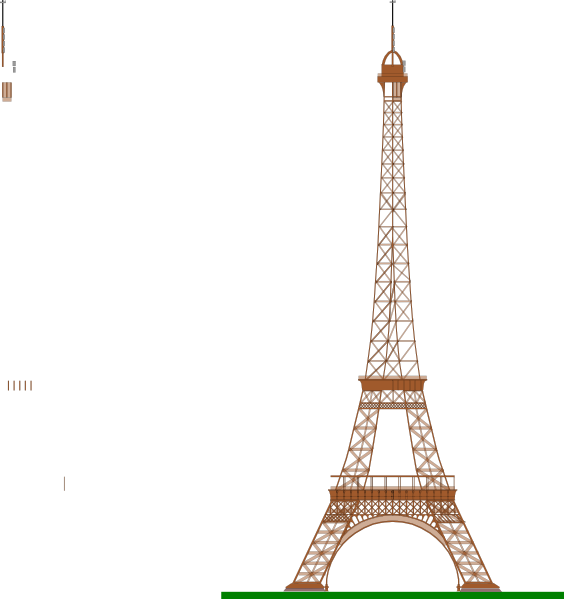 La Tour Eiffel (eiffel Tower) clip art - vector clip art online ...