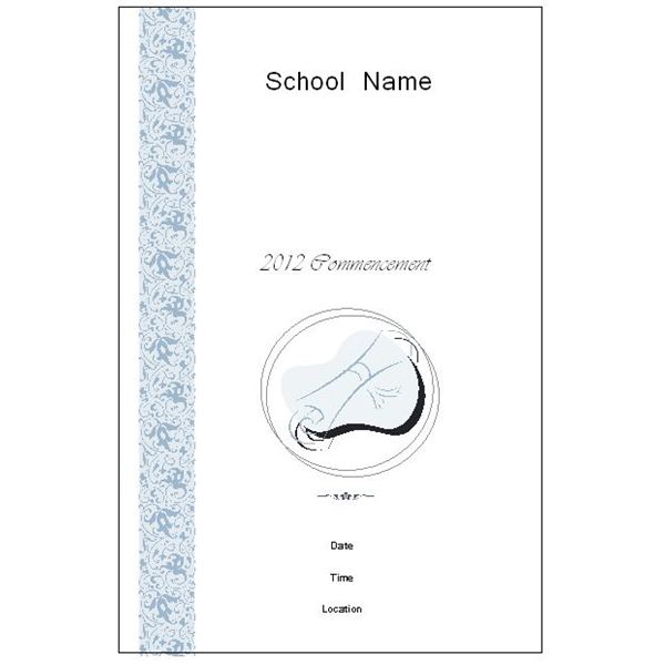 Want to Make Your Own Graduation Program? Templates Make It Easy