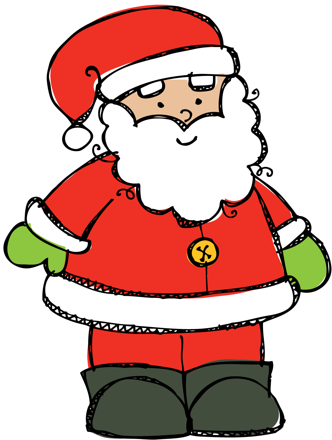 xmas clipart santa - photo #29