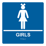 Square ADA Braille Restroom Signs - Safety Signs Labels at ...