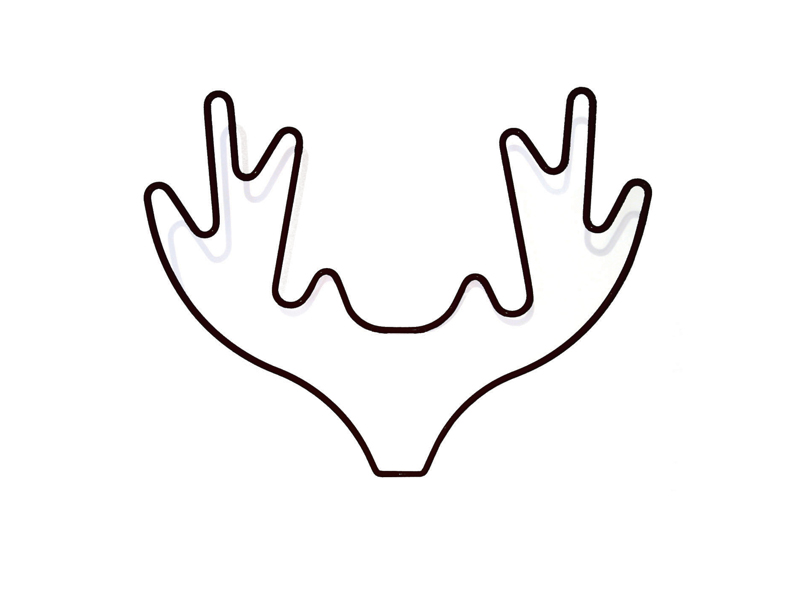 Deer Antlers Outline Page 2 3 - ClipArt Best - ClipArt Best