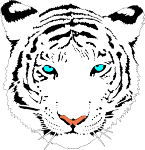 White Tiger Clip Art