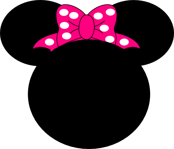 Pink Mouse Bow clip art - vector clip art online, royalty free ...