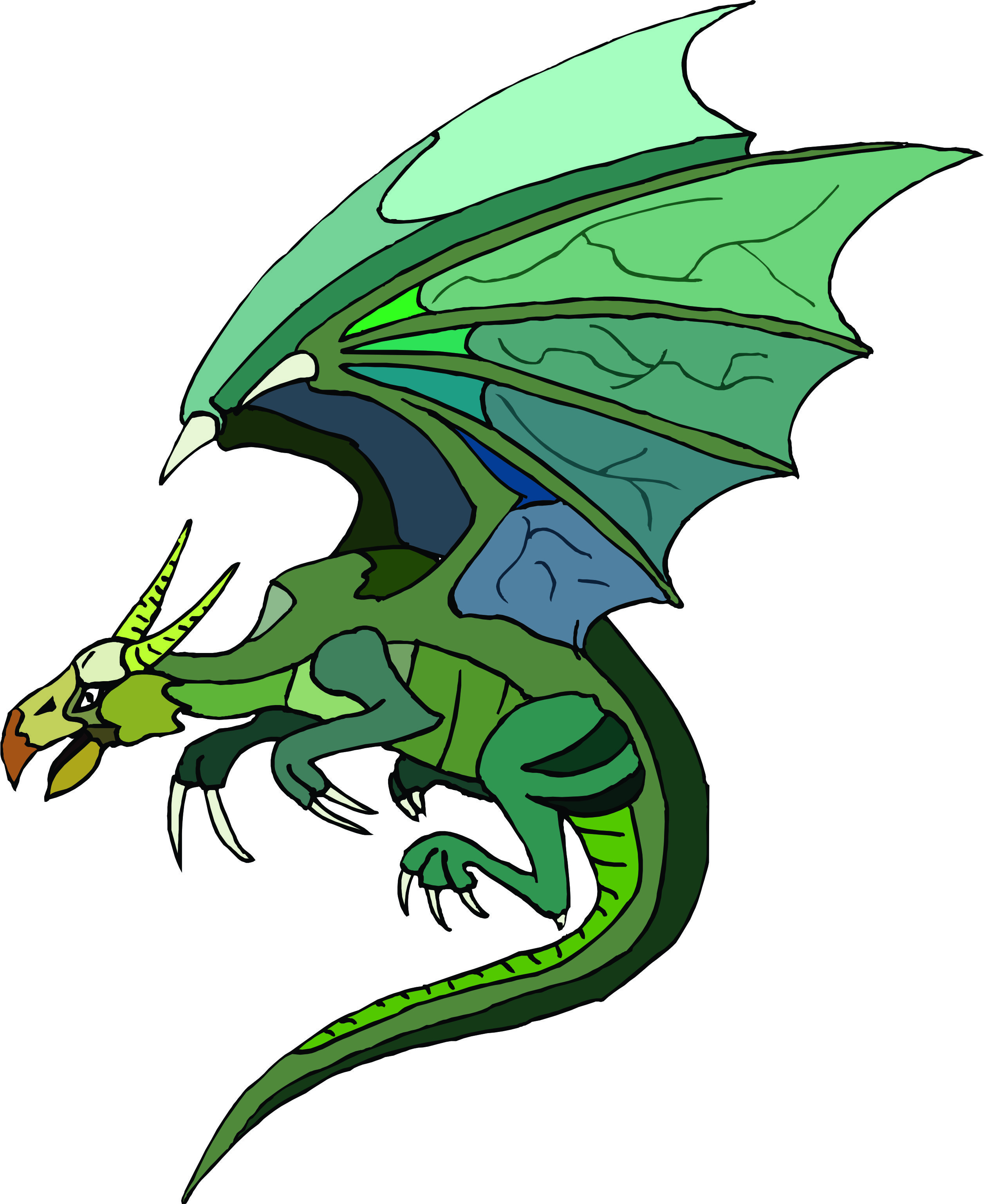 clip art cartoon dragon - photo #23