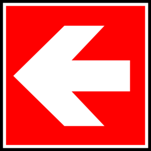 710 views White Arrow With Red Background - Left clip art - vector clip art ...