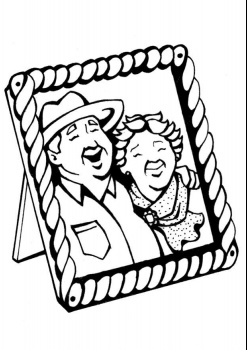 Happy Grandparents Day Coloring Page Super