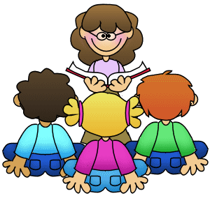 Teacher With Students Clipart